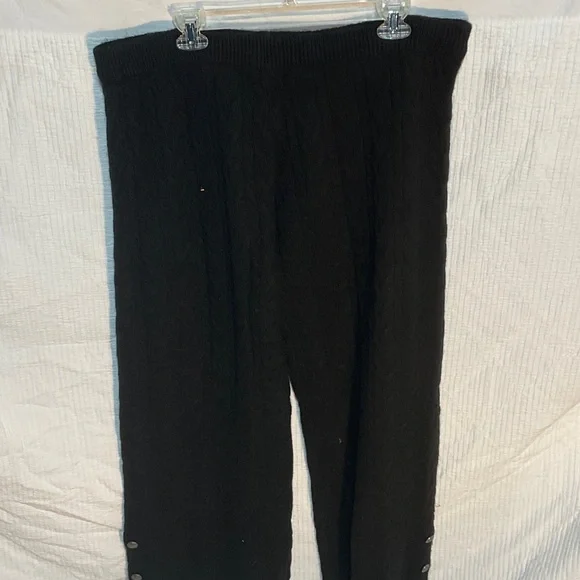 Disturbia Black Knit Women's Trousers - Picture 9 of 9